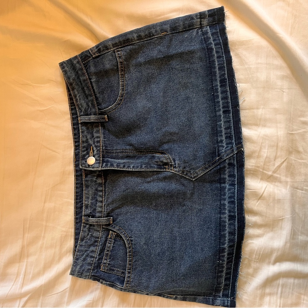 Denim Mini Skirt